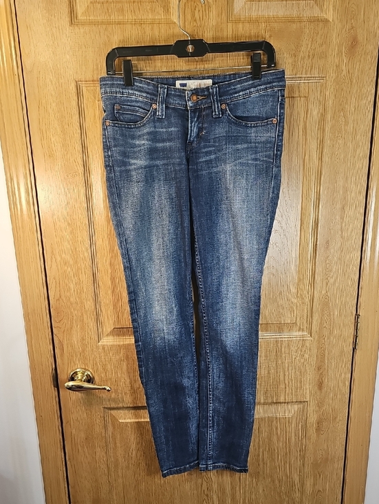 Levi's Denim - Levi's Women's Dark Blue Skinny Jeans with Faded Whiskering